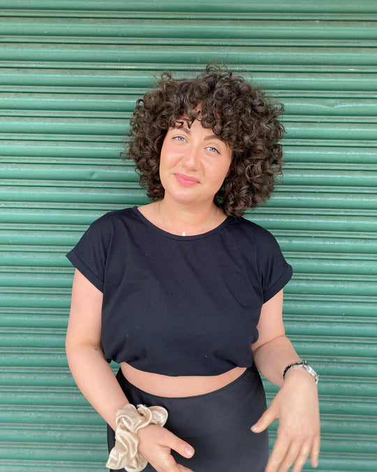 Curly Bob by @colettejameshair