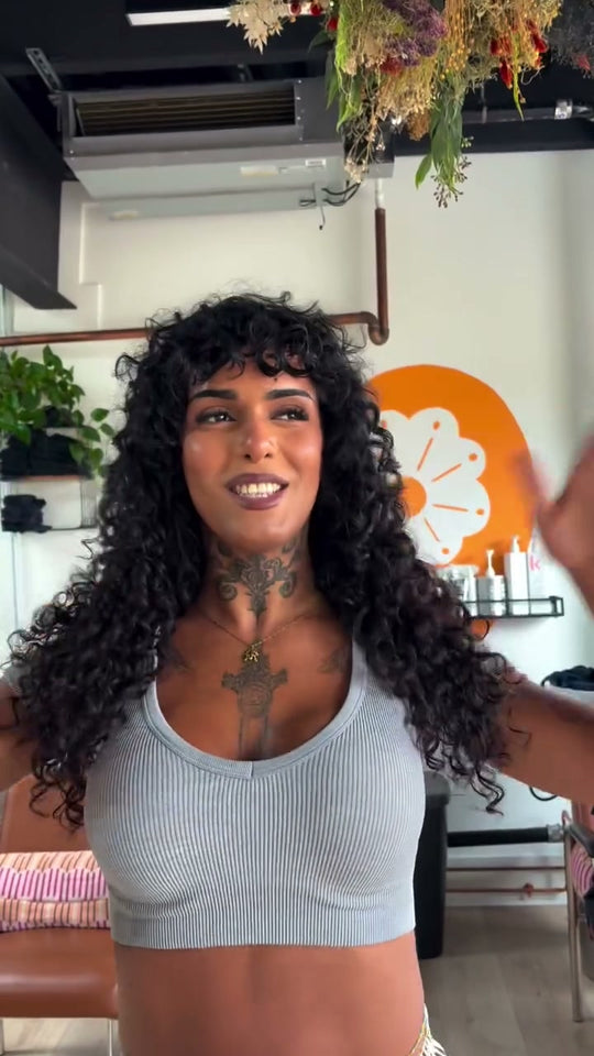 Curly Bangs by @messy_tresses