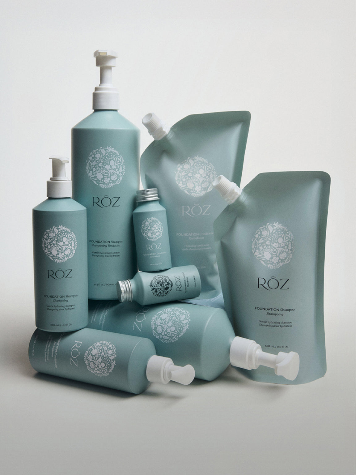 Travel Shampoo & Conditioner Set – Foundation | RŌZ