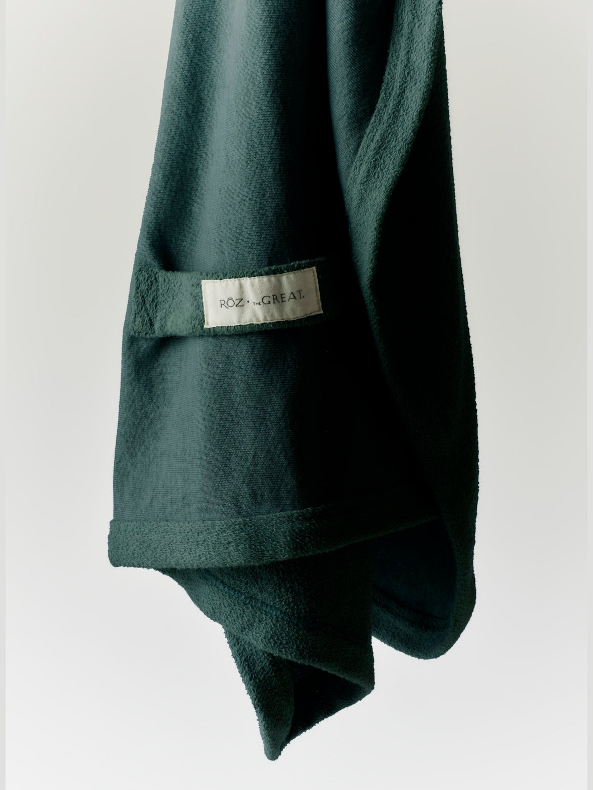 RŌZ Sweatshirt Hair Towel in Spruce